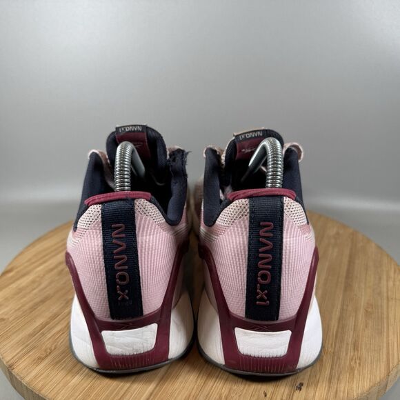 Reebok Nano X1 Womens Size 9 Pink Lace Up Athletic Cross Training Shoes - Picture 4 of 8